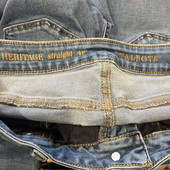 Talbots Heritage Style Blue Jeans Size 4P - Picture 9 of 9